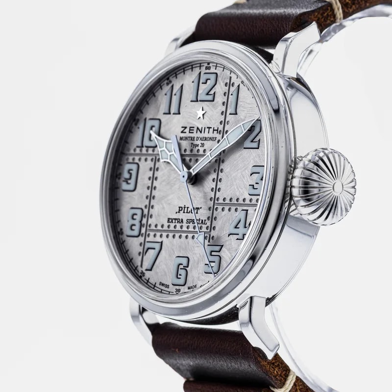 Zenith Pilot Montre d'Aeronef Type 20 Extra Special Silver Limited Edition 05.2430.679 2