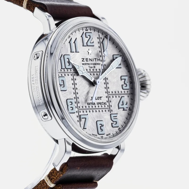 Zenith Pilot Montre d'Aeronef Type 20 Extra Special Silver Limited Edition 05.2430.679 4