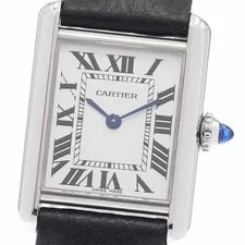 Cartier — Cartier Tank Mast SM WSTA0110 Silver Dial Quartz Watch_956154 — Watch — resale