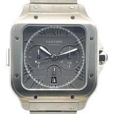 Cartier — Cartier Santos XL WSSA0078 43mm Stainless Steel Gray OKW1095 — Watch — resale