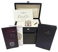 2010 Papers Patek Philippe Annual Calendar Diamond MOP 18K Gold 37mm 4936R BOX 2