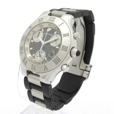 Cartier Chronoscaph LM W10125U2 2*** 3****** Black Silver 2