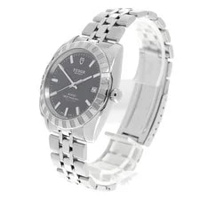 Tudor Classical 21010 Black Automatic SS Classic Date 2
