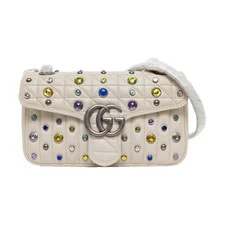 Gucci — Gucci GG Marmont Logo Hardware Small - Excellent #1X3KVY8 — Handbag — resale