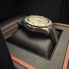 TAG Heuer Aquaracer Chronograph 300M Silver Grande Date Boxed CAF101F 43mm 4