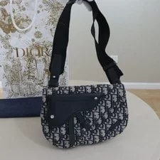 Dior — Dior Saddle Monogram Embroidered Saddle - Very Good #193L49H — Handbag — resale