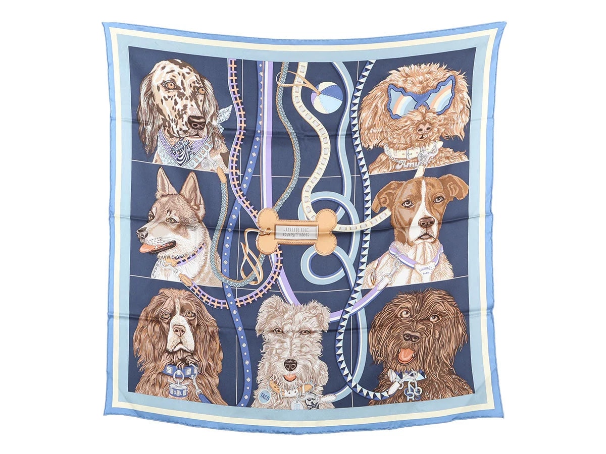 Hermès — Hermès Jour de Casting Scarf 70cm — Accessory — resale