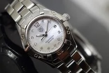 Tag Heuer Diamond Aquaracer Box Papers 1 Yr Gtee Retail Model waf1415 2