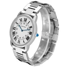 Cartier Ronde Solo 36 Large Steel Silver Dial W6701005 3