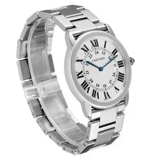 Cartier Ronde Solo 36 Large Steel Silver Dial W6701005 4