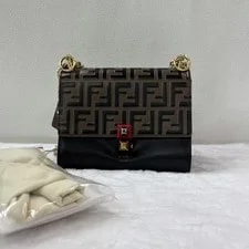 Fendi — Auth Fendi Kan I Embossed Chain Crossbody — Handbag — resale