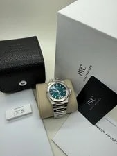 2025 IWC Ingenieur Aqua Green Blue Dial Steel 40mm Automatic IW328903 B+P 2