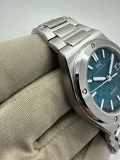 2025 IWC Ingenieur Aqua Green Blue Dial Steel 40mm Automatic IW328903 B+P 4