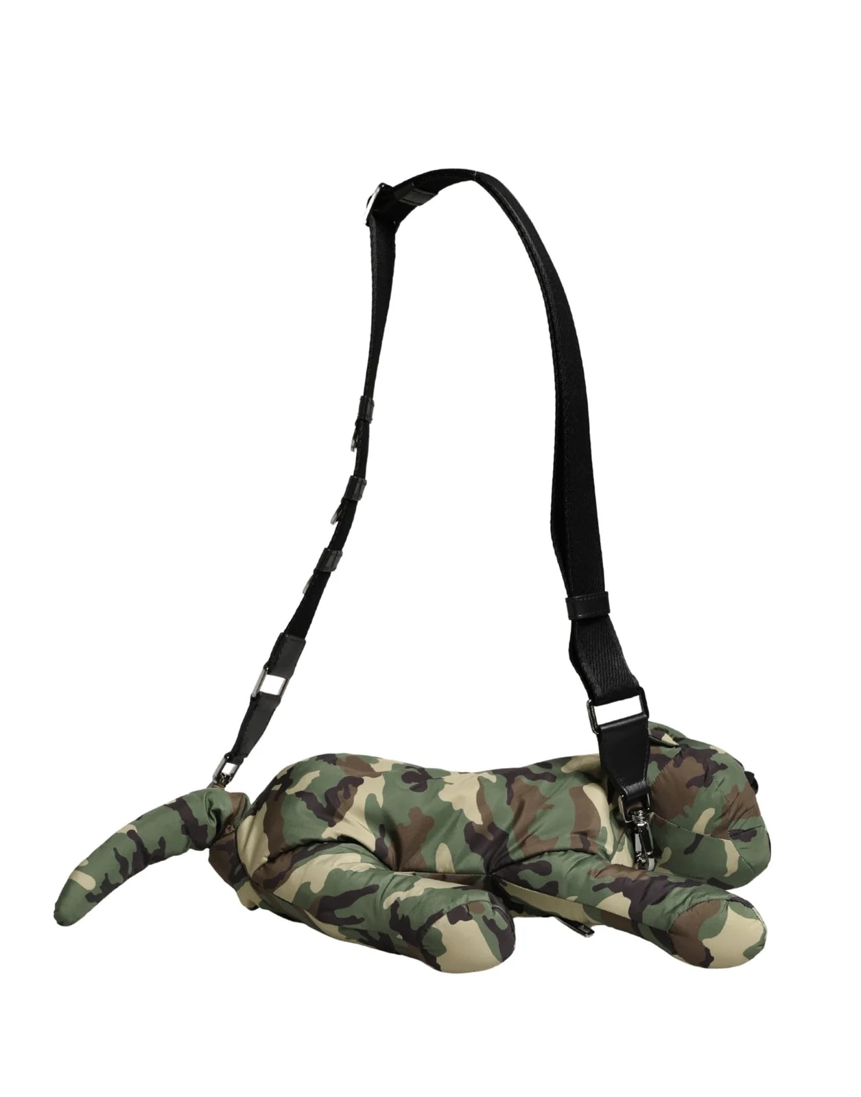 Dolce & Gabbana — Dolce & Gabbana Camouflage Animal Silhouette Waist Borse — Handbag — resale