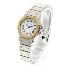 Cartier — Cartier Santos Octagonal SM 24mm SS White #C19135 — Watch — resale