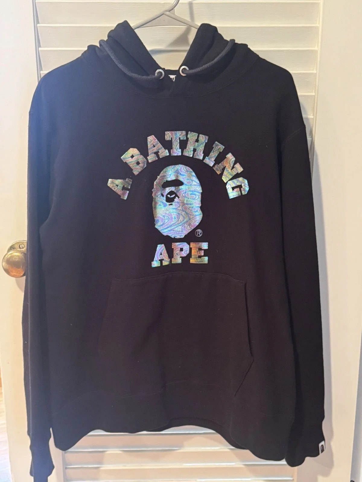 Bape — Bape Aurora College Pullover Hoodie — streetwear — resale