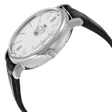 IWC Portofino Silver Dial 8 Day Power Reserve Black Leather 5111-02 2