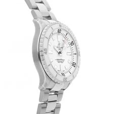 Breitling Superocean Steel Ceramic Auto 36mm White Bracelet A17377211A1A1 3