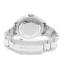 Breitling Superocean Steel Ceramic Auto 36mm White Bracelet A17377211A1A1 4