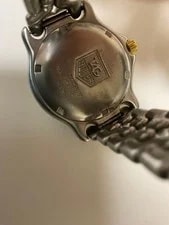 TAG Heuer — TAG Heuer SEL Chronometer WG5113-K Automatic White Dial Gold Bezel — Watch — resale