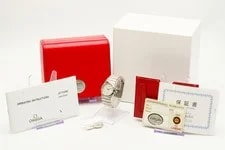 [Near W/ BOX & Paper] Omega Constellation 1512.30 Silver Quartz 3
