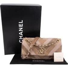 Chanel Chevron Patchwork Single Flap Coco CC 2