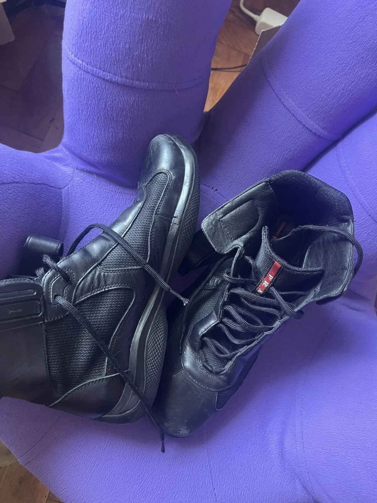 Prada — Prada American Cup Hightop — Sneaker — resale