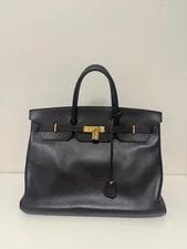 Hermès — Hermes Birkin 40 B Engraved Material G 881030 — Handbag — resale