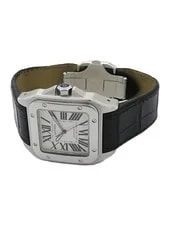 Cartier Santos 100LM W20073X8 Automatic 38mm Silver Stainless Steel 2