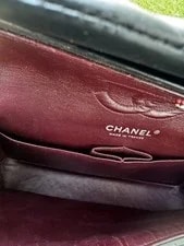 Chanel Flap ShoulderBag CC Turn Lock Chainstrap Silversmall Box Dust 4