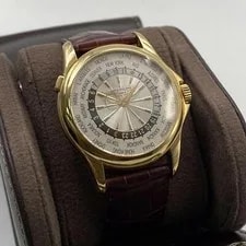 Patek Philippe World Time Complications Rose Gold Silver Dial 5130R-001 3
