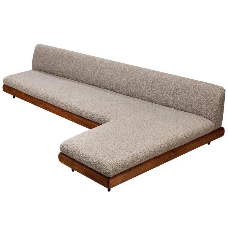Adrian Pearsall — Adrian Pearsall Grand Boomerang in Pierre Frey — Furniture — resale