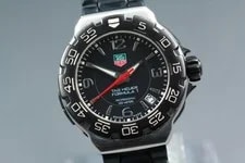 Near Tag Heuer Formula 1 WAC1210 Professional 200m Black Quartz 2