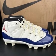 Air Jordan — NEW Air Jordan 11 “ Air” Cleats / NBY HM7326-100 — Sneaker — resale