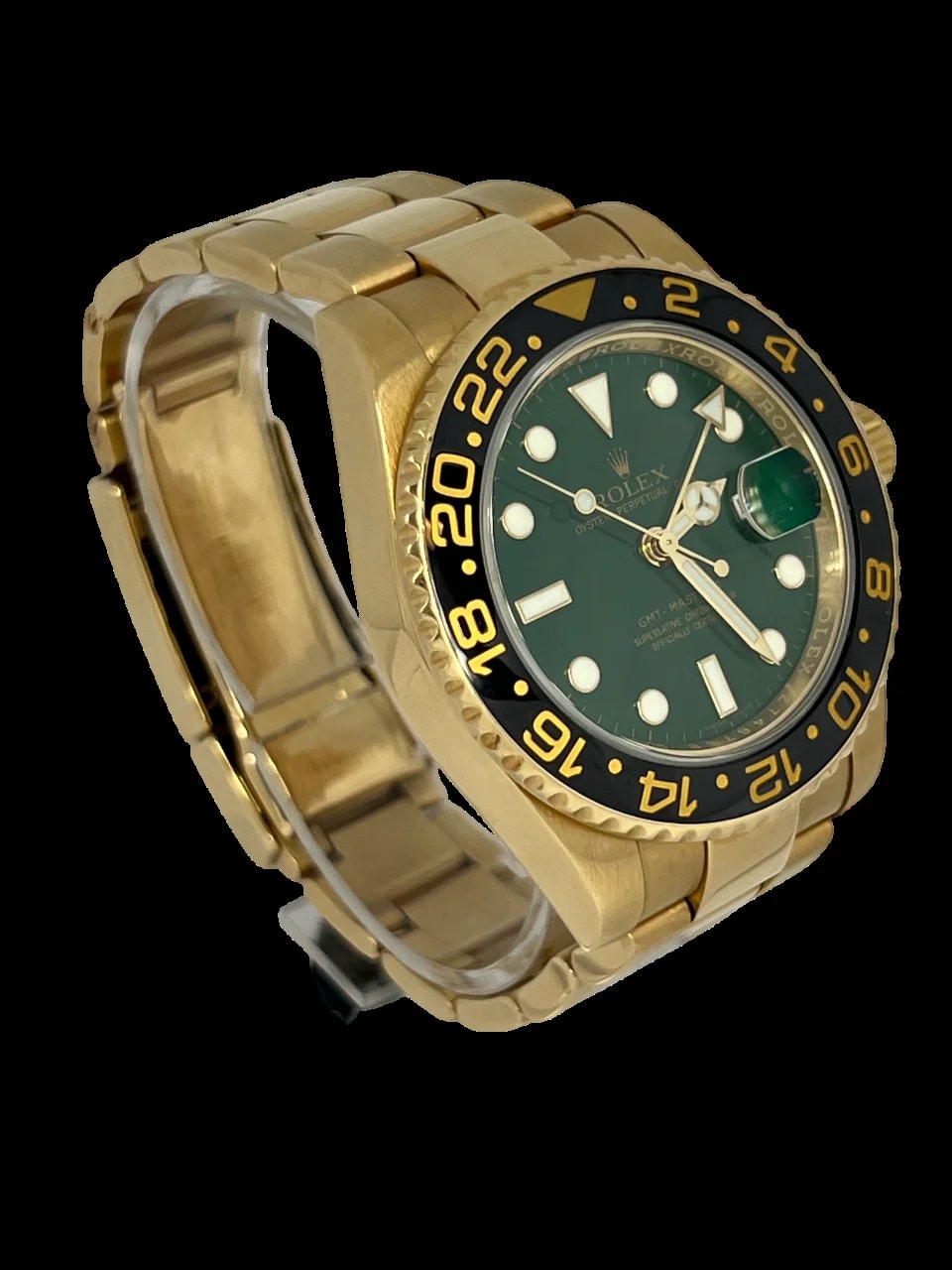 Rolex GMT-Master II Green Dial 18K Yellow Gold & Ceramic 4