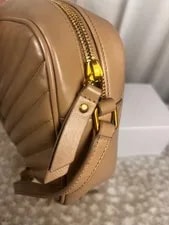 St. Laurent YSL LOU camera bag in quilted leather - beige/tan 4