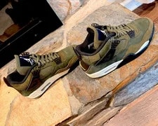 Jordan — Jordan Air 4 ’S Mid Top Lace-Up Athletic — Sneaker — resale