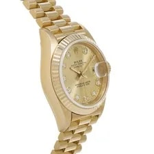 Rolex Datejust 69138G Champagne / Diamond Yellow Gold Automatic #W762 3