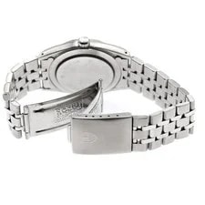 Tudor Prince Date 74034 34mm SS Silver #C7709 4