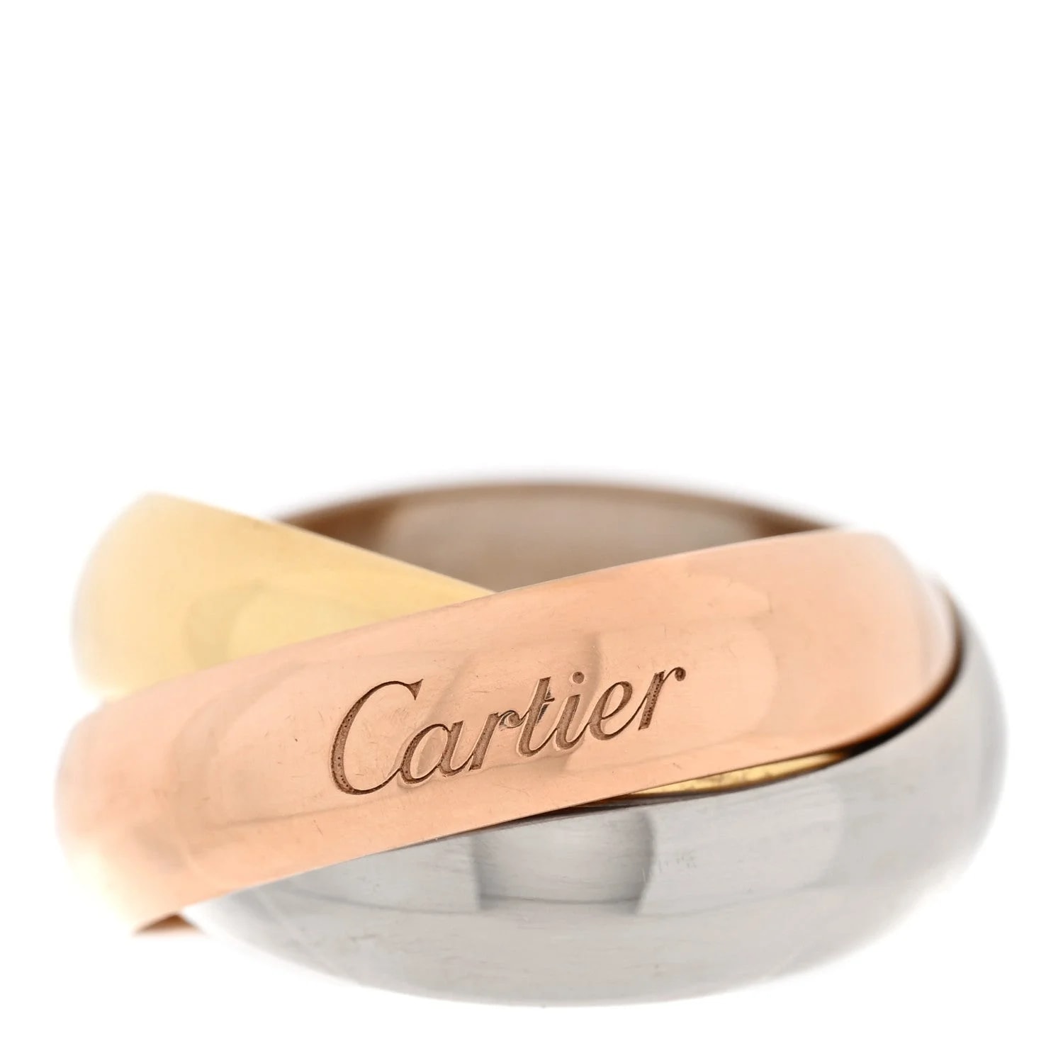Cartier — 18K White Gold Extra Large Trinity 51 5.75 — Jewelry — resale