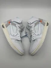 Virgil Abloh Archives VAA X Air Jordan Retro 1 High Alaska AA3834-100 4