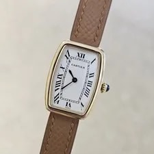Cartier Original Paris Dial Leather Bracelet 67082 139988157 4