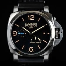 Panerai Luminor 1950 3 Days GMT Power Reserve 44mm Black Dial PAM01321 Complete 2