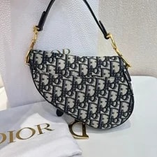 Dior Saddle Embroidered Print Magnetic Buckle - Excellent #F50X9N 2