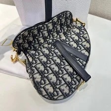 Dior Saddle Embroidered Print Magnetic Buckle - Excellent #F50X9N 4
