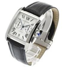 Cartier Tank MC W5330007 34mm SS Silver #C3039 2