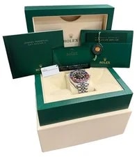 2021 Papers Rolex GMT-Master II Pepsi Red Blue 40mm Jubilee 126710 Blro BOX 2