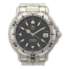 Tag Heuer — TAG Heuer WH1116-K1 6000 Series Professional Quartz Stainless Steel — Watch — resale