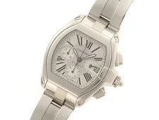 Cartier Roadster Chrono W62019X6 Stainless Steel 42mm Silver Dial 2019 #DW1034 2