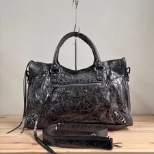 Balenciaga — Balenciaga le City Medium Metallic From Japan — Handbag — resale